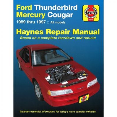 Ford Thunderbird Mercury Cougar 1989-1997 Reparaturanleitung Haynes