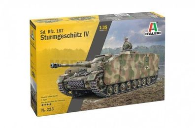 Italeri Sd. kfz. 167 Sturmgeschüz Panzer 510000223 Maßstab 1:35 Nr. 0223 Bausatz