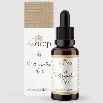 Propolis Extrakt Tinktur mit Pipette 20%, 100% Imkerqualität zur Hautpflege