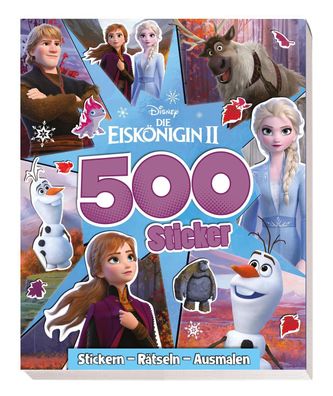 Disney Die Eisk?nigin 2: 500 Sticker - Stickern - R?tseln - Ausmalen, Panini
