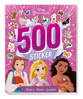Disney Prinzessin: 500 Sticker - Stickern - R?tseln - Ausmalen, Disney Ente ...