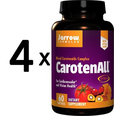 4 x CarotenALL - 60 softgels