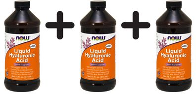 3 x Liquid Hyaluronic Acid - 473 ml