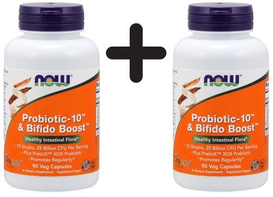 2 x Probiotic-10 & Bifido Boost - 90 vcaps