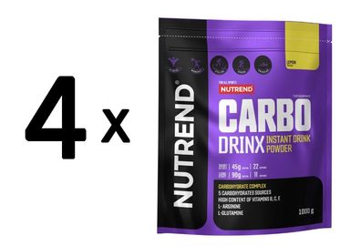 4 x Carbodrinx, Lemon - 1000g