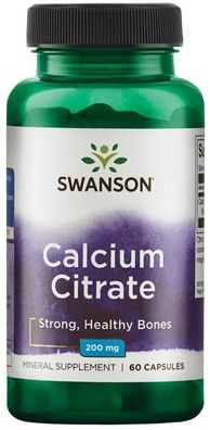 Calcium Citrate, 200mg - 60 caps