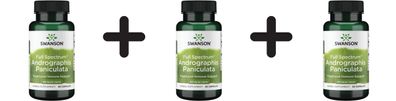 3 x Full Spectrum Andrographis Paniculata, 400mg - 60 caps