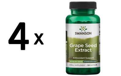 4 x Grape Seed Extract - 120 caps