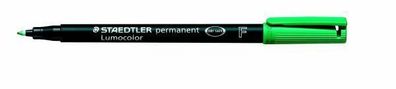 Staedtler Folienstift Lumocolor F permanent 318-5 grün OHP Pen Marker
