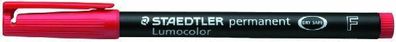 Staedtler Folienstift Lumocolor F permanent 318-2 rot OHP Pen Marker