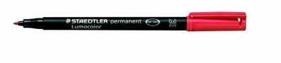 Staedtler Folienstift Lumocolor M permanent 317-2 rot OHP Pen Marker