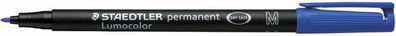 Staedtler Folienstift Lumocolor M permanent 317-3 blau OHP Pen Marker