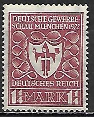 Deutsches Reich postfrisch Michel-Nummer 199