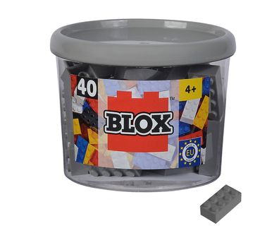 Blox 40 graue 8er Steine in Dose