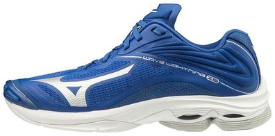 Mizuno Wave Lightning Z6 Damen Indoorschuhe Volleyball Handball Blau NEU