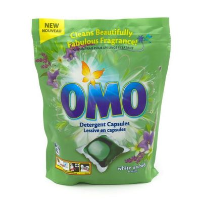 Omo Waschmittel-Caps Weiße Orchidee & Minze 42Stück