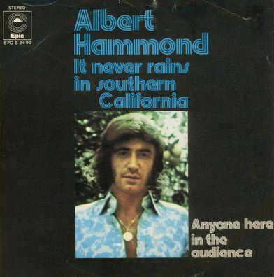 7" Cover Albert Hammond - It never rains in south California