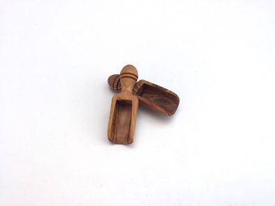 Mini Salzschaufel 6 cm Gewürzschaufel Holzschaufel Holzschippe , aus Olivenholz