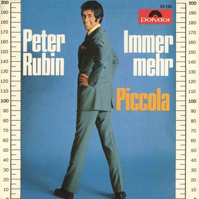 7" Cover Peter Rubin - Immer mehr / Piccola