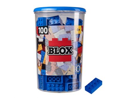 Box 100 blaue 8er Steine in Dose