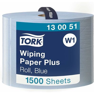 TORK Putztuchrolle Advanced 420 2-lagig blau, 1.500 Blätter