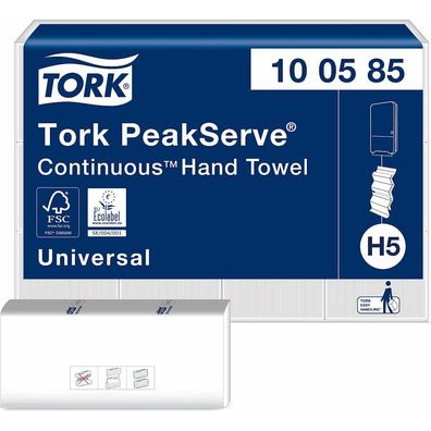 TORK Papierhandtücher PeakServe® Endlos? H5 Interfold-Falzung 1-lagig 4.920 Tücher
