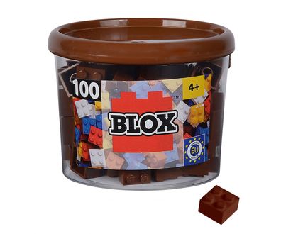 Blox 100 braune 4er Steine in Dose