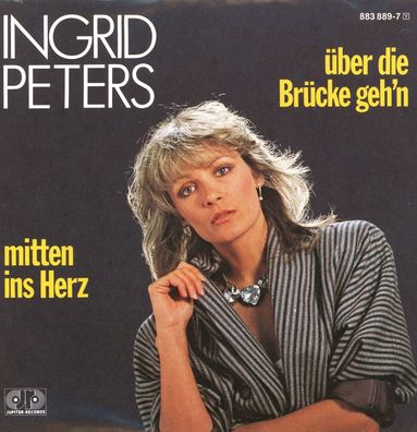 7" Cover Ingrid Peters - Über die Brücke geh´n