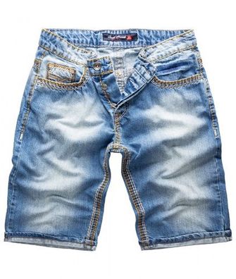 Rock Creek Herren Jeans Short Hellblau RC-2079