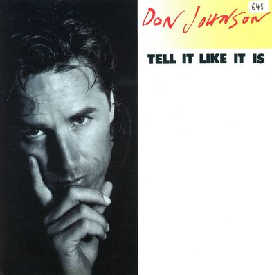 7" Cover Don Johnson - Tell it like it is