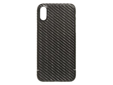 Viversis Carbon Cover Apple iPhone XR Backcover Schutzhülle Cover Case schwarz