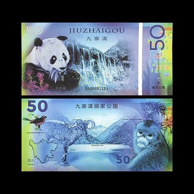 China Banknote/ 50-Yuan/ Chinesischer Panda/ Papiergeld - UNC (CS22051)