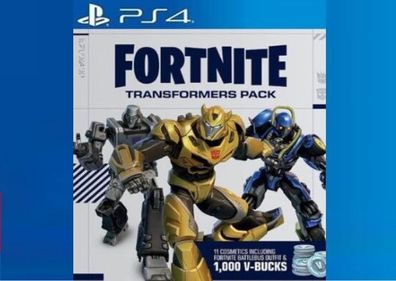 NEU DLC Key Code für Fortnite Transformers Pack + 1000 V-Bucks Playstation 4 PS