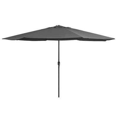 Sonnenschirm mit Metall-Mast 390 cm Anthrazit