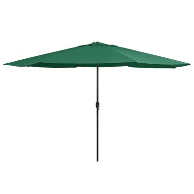 Sonnenschirm mit Metall-Mast 390 cm Grün