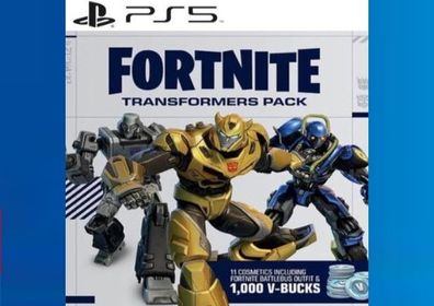 NEU DLC Key Code für Fortnite Transformers Pack + 1000 V-Bucks Playstation 5 PS