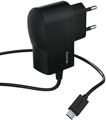 Hama Ladegerät Micro-USB 1A Schnellladegerät 5W Fast Charge Reiselader schwarz