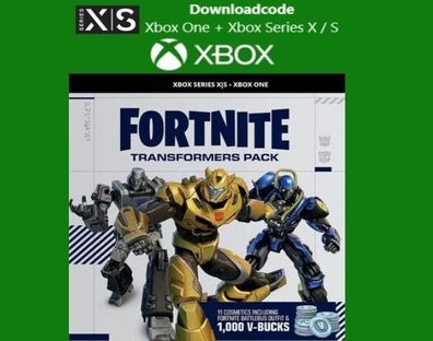 NEU DLC Key Code für Fortnite Transformers Pack + 1000 V-Bucks Xbox One X Box 1