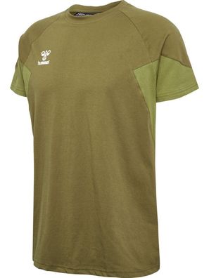 HUMMEL Travel T-Shirt Military Olive NEU