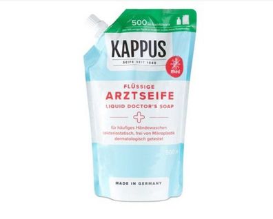 Kappus Arztseife Sensitiv Vegan ohne Duft- u. Farbstoffe 500 g 4 Varianten