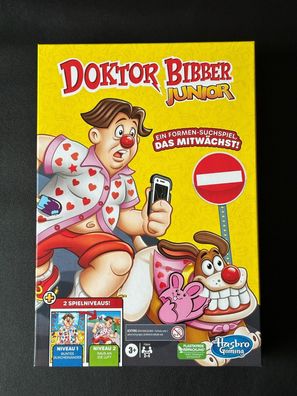 Doktor Bibber Junior Hasbro Gaming Brettspiel Gesellschaftsspiel Deutsch -Neu