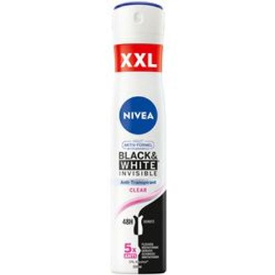 NIVEA Deodorant Spray Black & White Invisible XXL 200 ml
