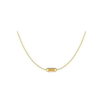 Halskette "La Vie Amour" Mehrfarbig in Gold - Länge 38-43 cm