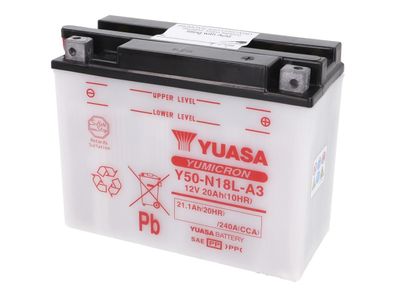 Batterie Yuasa YuMicron Y50-N18L-A3 ohne Säurepack