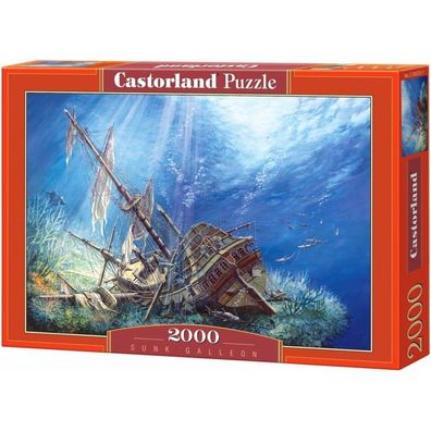 Castorland Versunkene Galeone Puzzle 2000 Teile