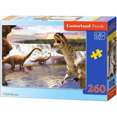 Castorland Puzzle Dinosaurier - Diplodocus 260 Teile