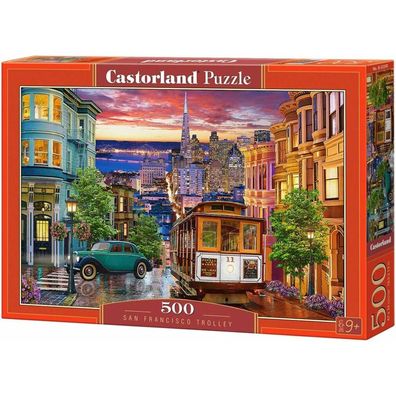 Castorland San Francisco Straßenbahn Puzzle 500 Teile