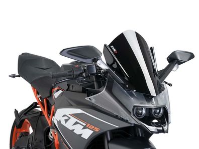 Windschild Puig Z-Racing schwarz für KTM RC 125, 200, 390 14-