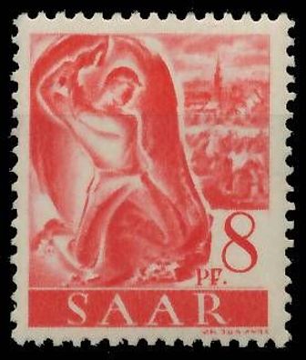 Saarland 1947 Nr 209Z postfrisch S3EF842