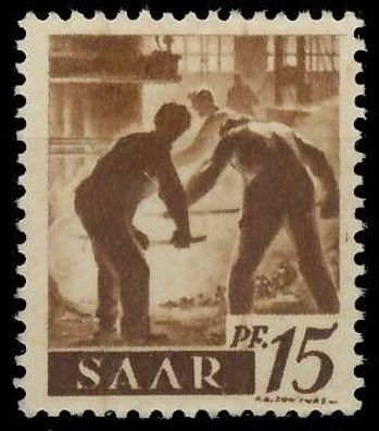 Saarland 1947 Nr 212Z postfrisch S3EF872